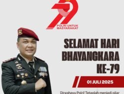 Kepala BNNK Lampung Selatan, Ucapkan Selamat HUT Bhayangkara Ke – 79: Polri Untuk Masyarakat.