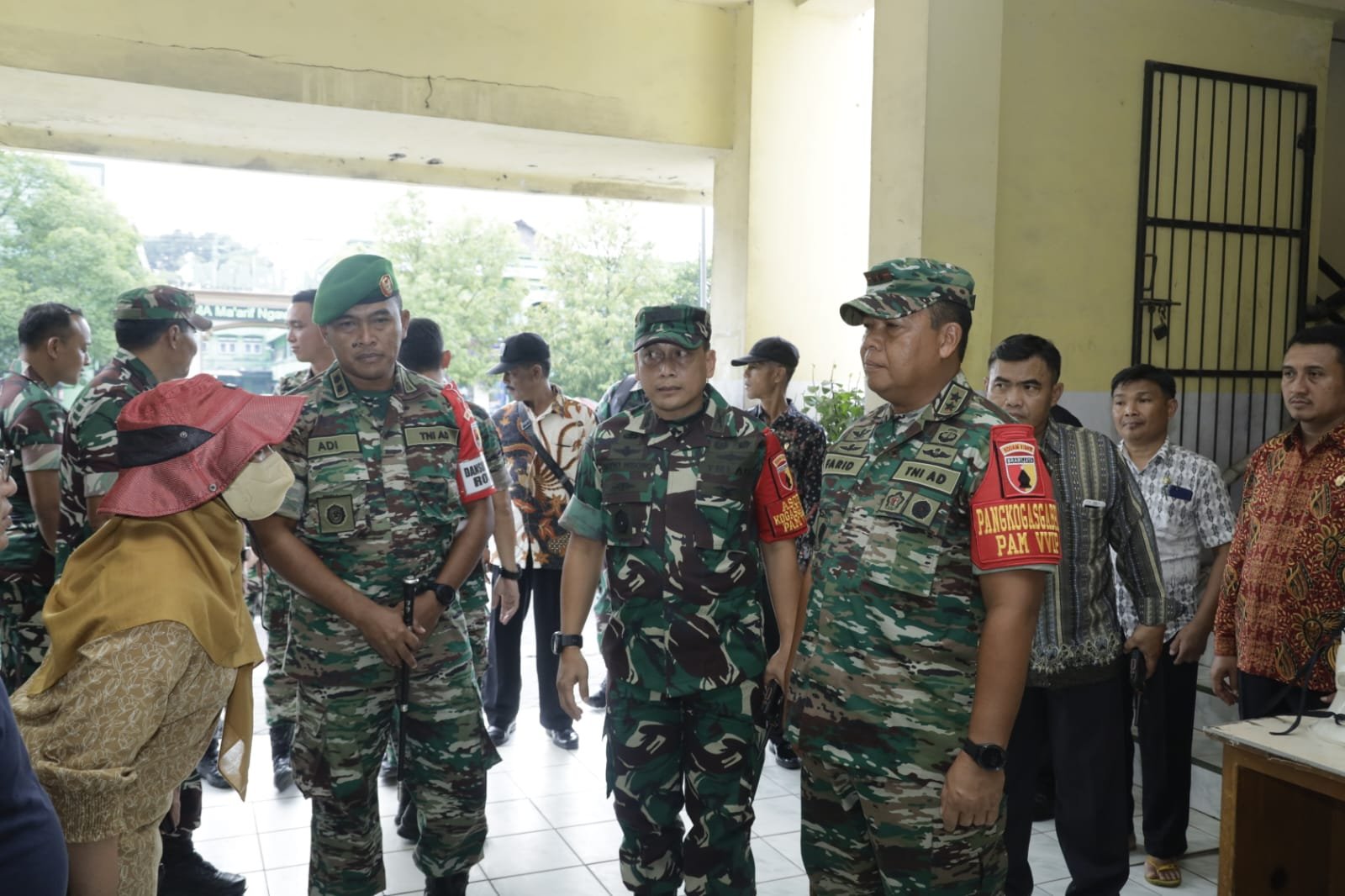 Pangdam V/Brawijaya Tinjau Kesiapan Pelaksanaan Kunjungan Presiden Jokowi di Kabupaten Ngawi