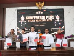 Rugikan Negara Rp 120 Juta, Mantan Kades Mojowono Ditangkap Polres Mojokerto Kota