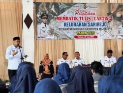 Pemberdayaan Kaum Ibu, Wabup Mojokerto Dukung Pelatihan Batik Canting Kelurahan Sarirejo