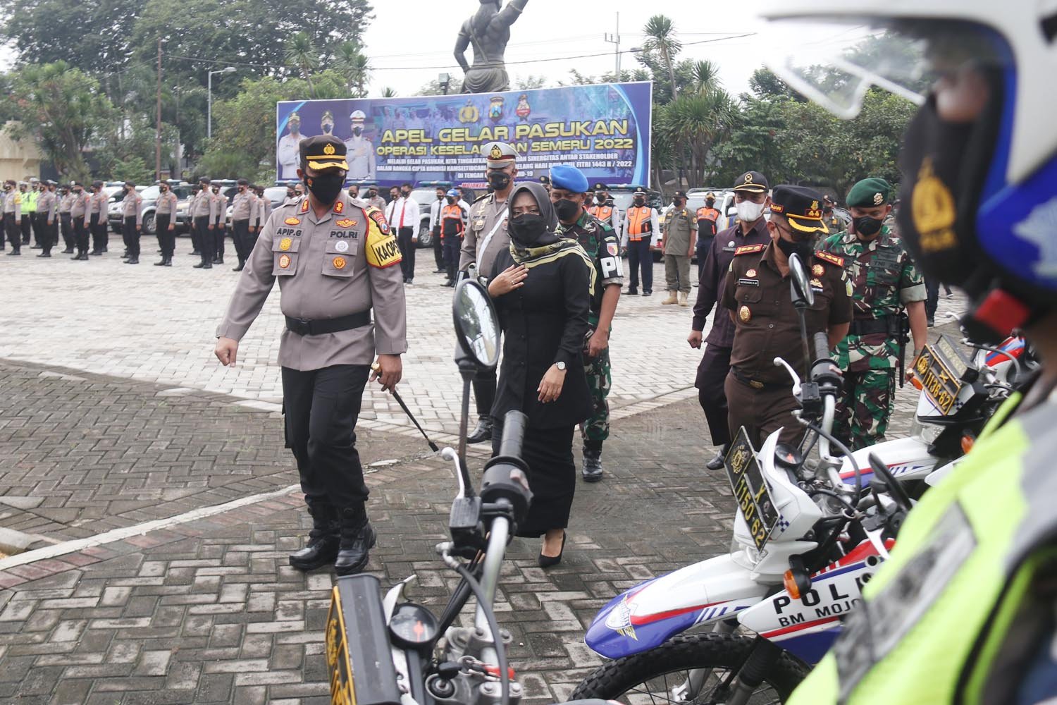 Begini Gambaran Apel Gelar Pasukan Operasi Keselamatan Semeru di Mojokerto