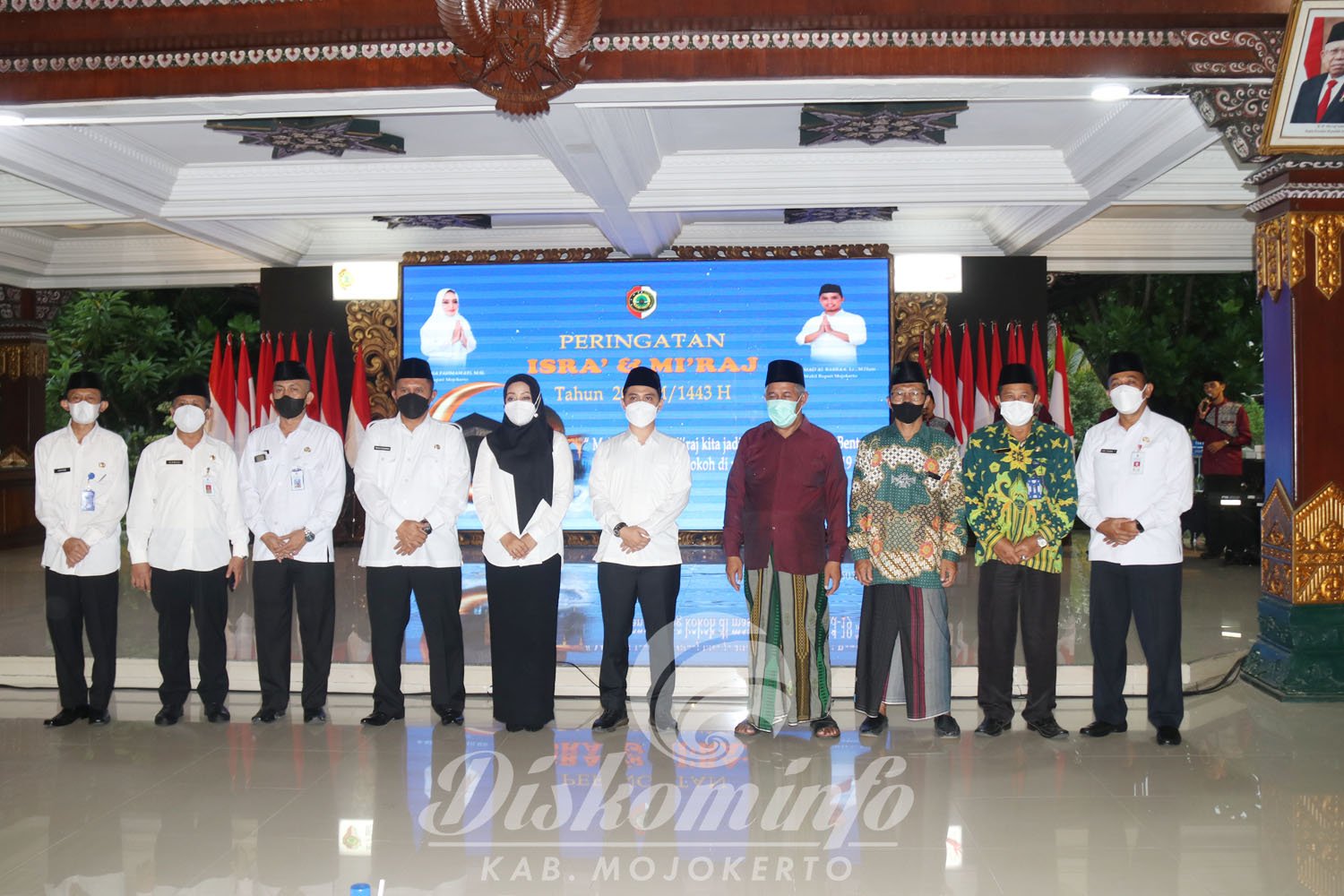 Pemkab Mojokerto Gelar Peringatan Isra Mi'raj 1443 Hijriah