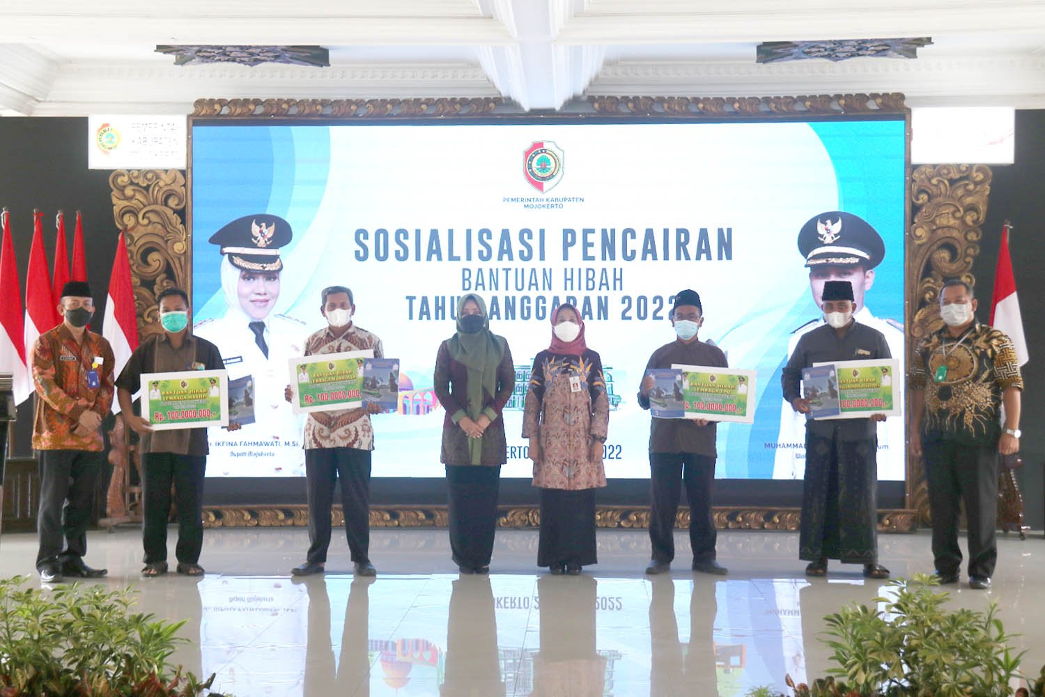Pemkab Mojokerto Sosialisasikan Pencairan Bantuan Hibah
