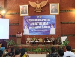 Jelang Pesta Demokrasi, Bupati Ikfina Tingkatkan Kapasitas Aparatur Desa se-Kecamatan Dlanggu
