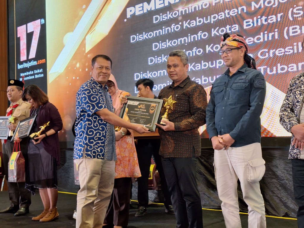 SiJamed Milik Diskominfo Kabupaten Mojokerto Raih Penghargaan