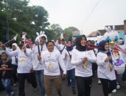Hadiri Jalan Sehat Bareng KPU, Bupati Ikfina Ajak Masyarakat Gunakan Hak Pilihnya Di Pemilu 2024