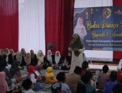 Berbagi Kebahagiaan Di Bulan Ramadhan, Bupati Ikfina Gelar Buka Bersama 225 Anak Yatim Di Pendopo Kecamatan Pungging