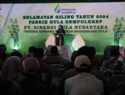Selamatan Buka Giling PG Gempolkrep, Bupati Ikfina Harapkan Peningkatan Produktivitas – Kesejahteraan Petani Tebu