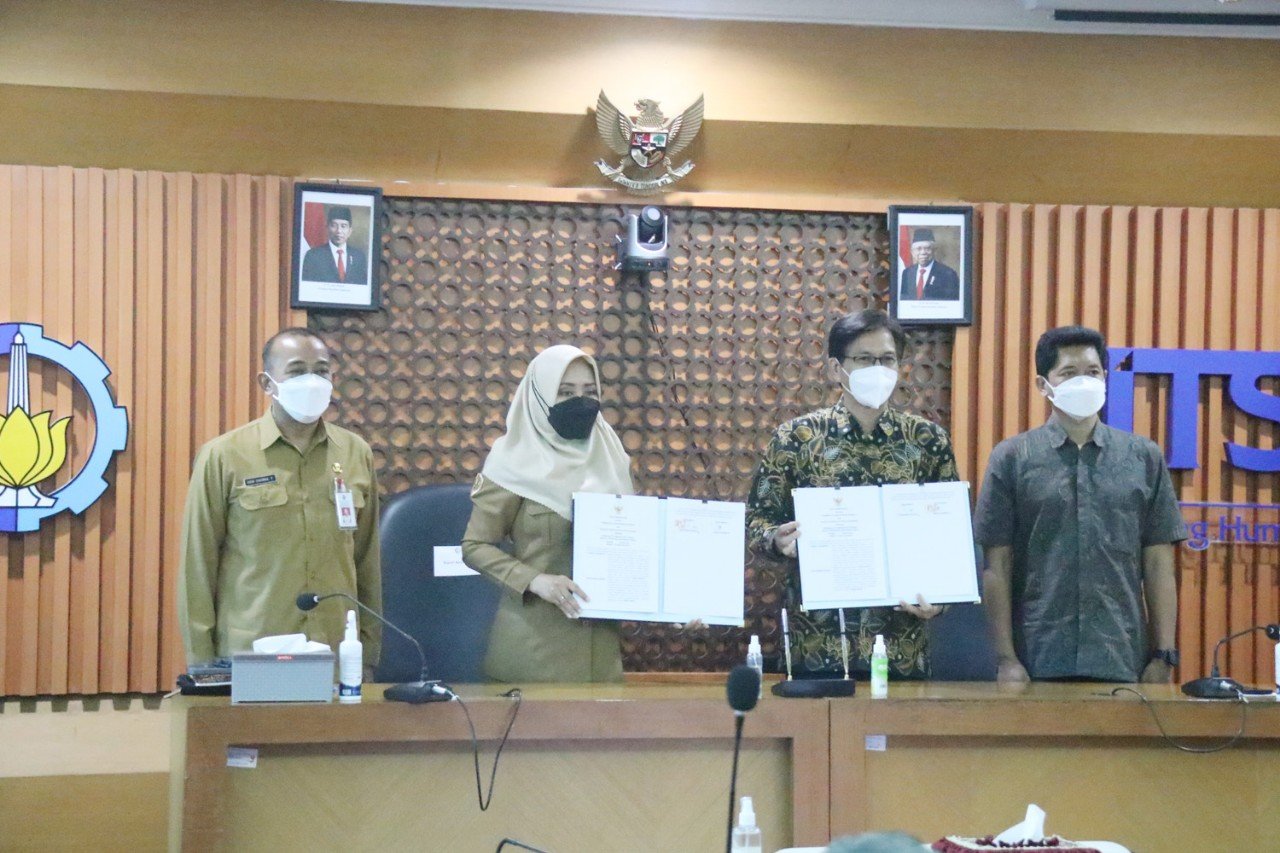 Sediakan Teknologi Tepat Guna, Bupati Mojokerto MoU dengan ITS