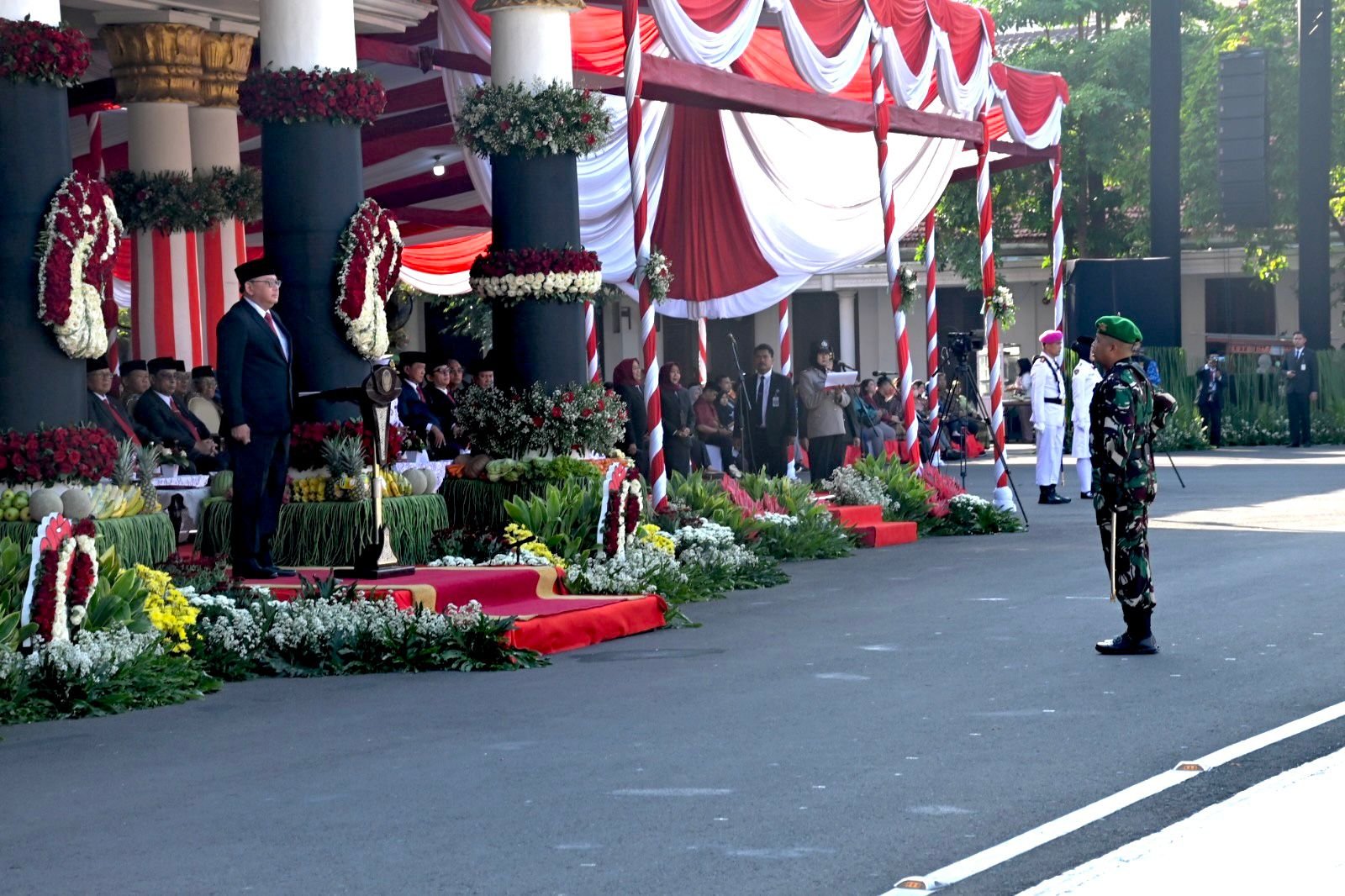 Brigjen TNI Endro Satoto Ikuti Upacara Harkitnas ke-116