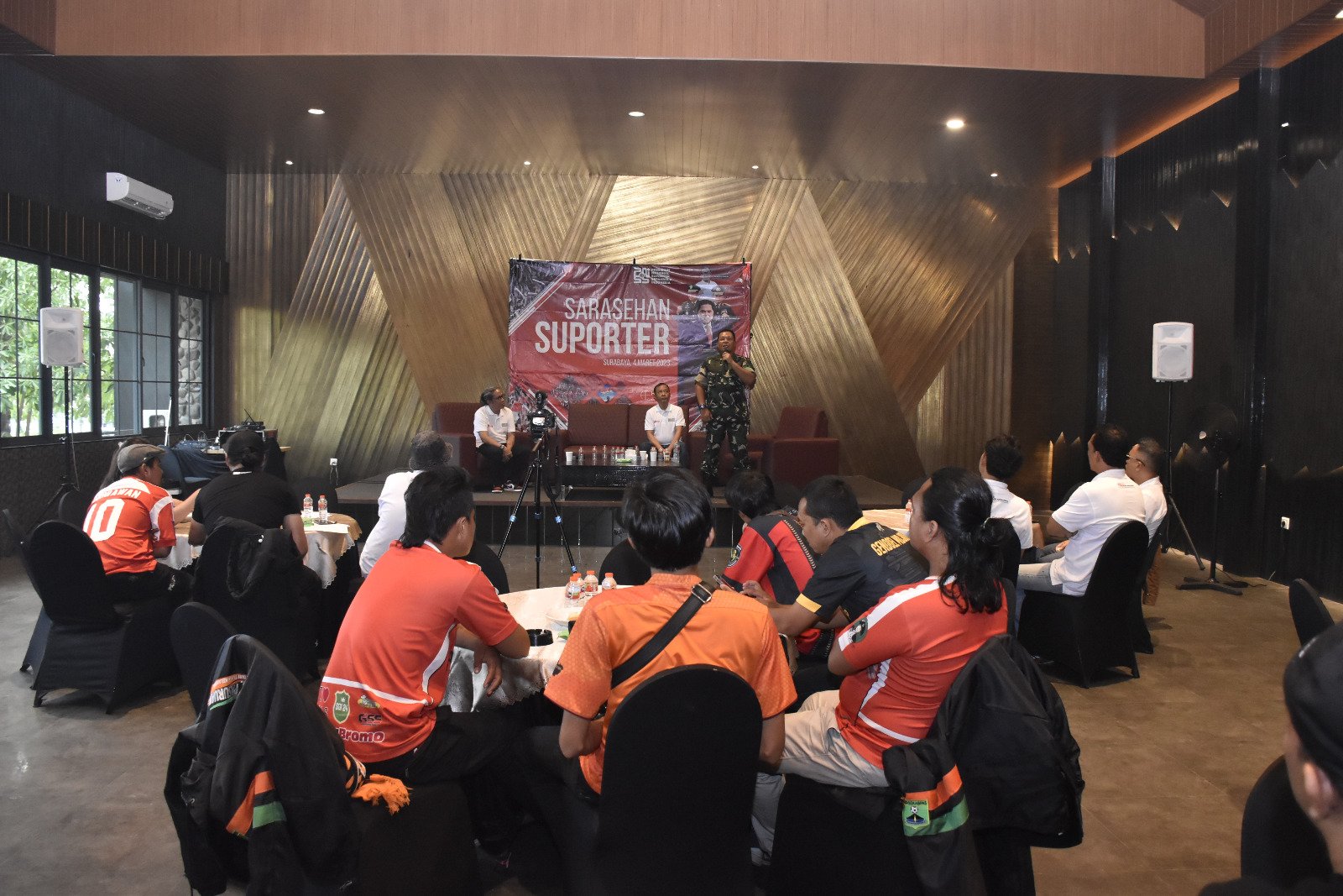 Jumpa Presidium Nasional Suporter Sepak Bola Indonesia, Pangdam V/ Brawijaya Ajak Wujudkan Kerukunan