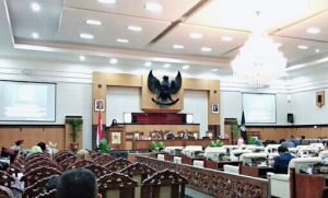 Penyampaian Nota Pengantar KUA PPAS APBD 2021 Digelar DPRD Banyuwangi Secara Virtual