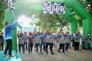 Korem 082/CPYJ Jalan Santai Dengan Insan Media