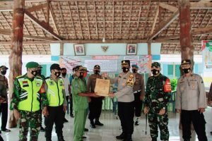 Kapolresta Mojokerto Cek Kesiapan Panitia Pemungutan Suara