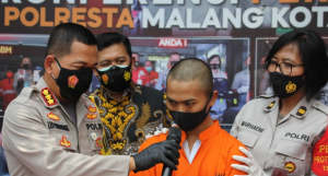 Polresta Malang Kota Amankan Tersangka Pencabulan Anak Dibawah Umur