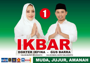 Coblos Nomor 1 (IKBAR), Muda, Jujur dan Amanah