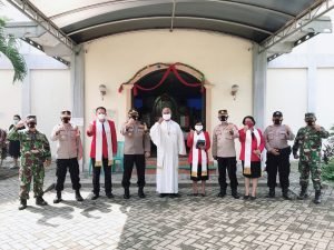 Polresta Mojokerto Fokus Amankan Gereja di Awal tahun 2021