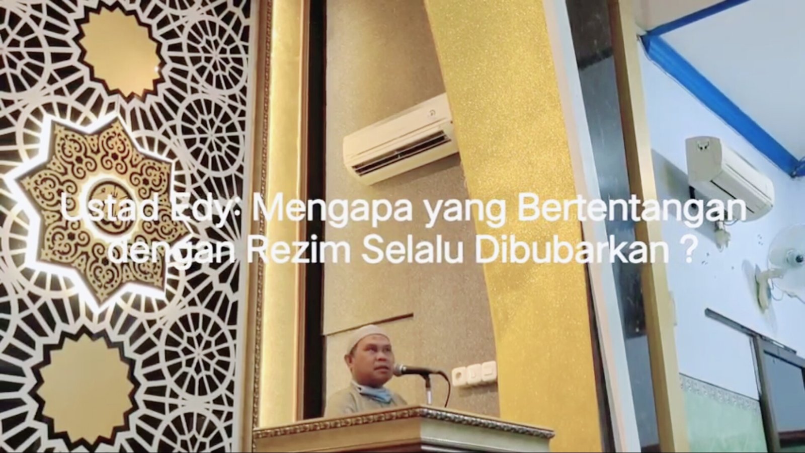 Ustad Edy: Mengapa yang Bertentangan dengan Rezim Selalu Dibubarkan ?
