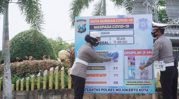 Inilah Inovasi Polisi di Mojokerto Agar Warga Taat Protokol Kesehatan