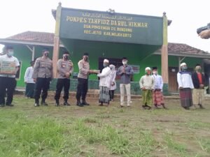 Kapolresta Mojokerto Bakti Sosial di Ponpes Tahfidz Darul Hikmah