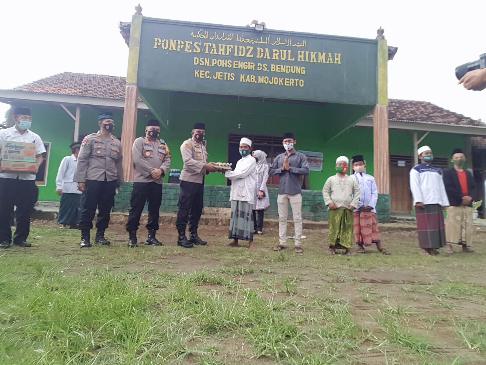 Kapolresta Mojokerto Bakti Sosial di Ponpes Tahfidz Darul Hikmah