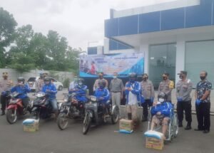 Satlantas Polresta Mojokerto Peduli Difabel