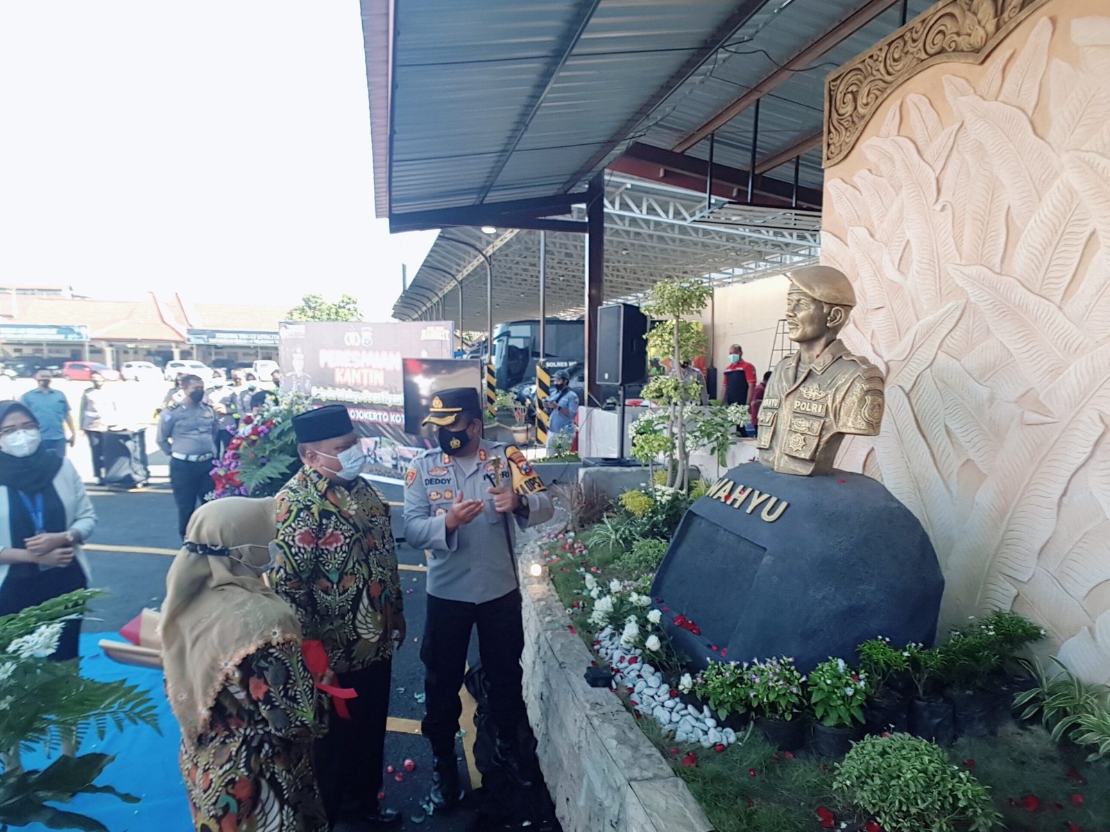 Kapolresta Mojokerto Resmikan Kantin Bripda Wahyu Prastiyanto, Begini Sejarahnya