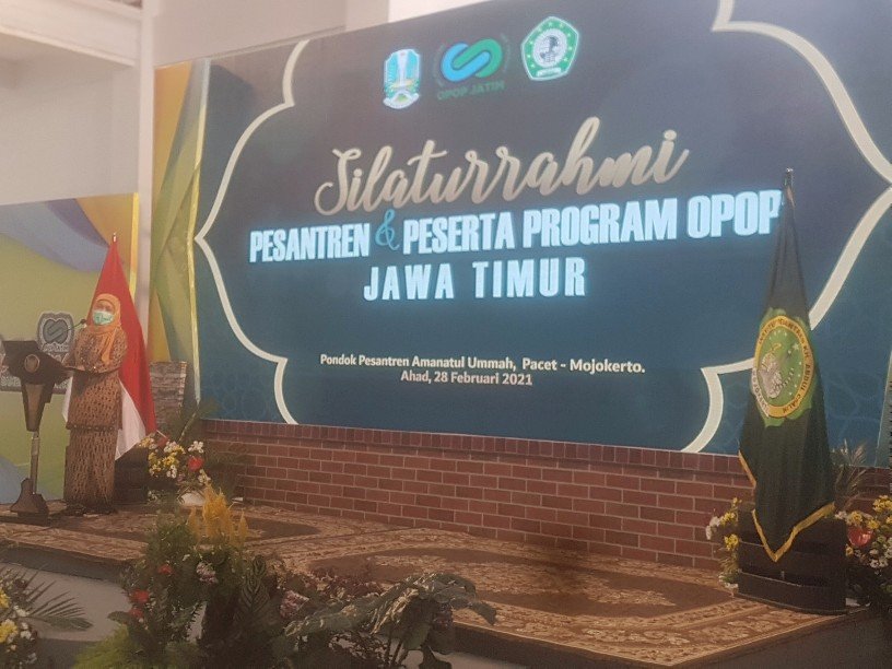 Khofifah: Program OPOP Bertujuan Mewujudkan Pesantren Berdaya, Masyarakat Sejahtera