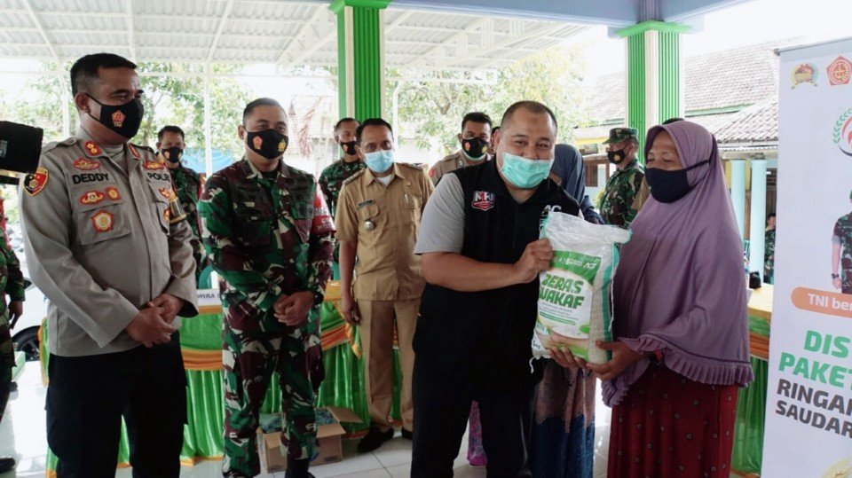 ACT Mojokerto Baksos Bersama TNI-POLRI di Desa Mojolebak