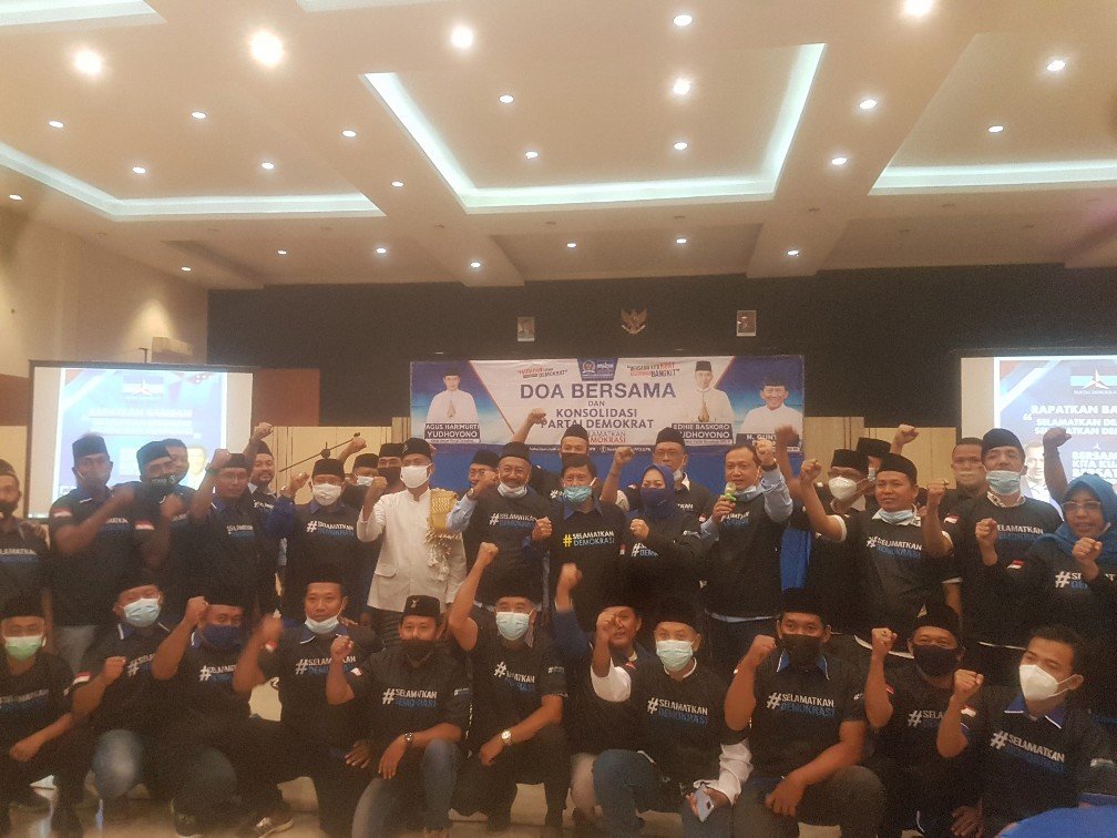 Konsolidasi Demokrat di Mojokerto, Guntur Sasono: Jatim Bebas dari Penghianat AHY