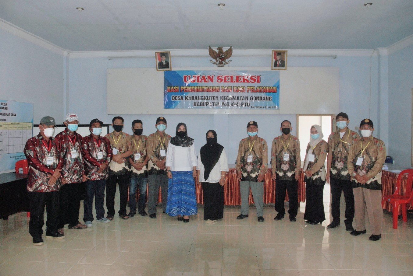 Pemdes Karangkuten Gelar Ujian Formasi Kasi Pemerintahan dan Kasi Pelayanan