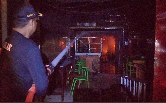 Rumah Katering di Pasar Tanjung Hangus Terbakar, Kenapa?