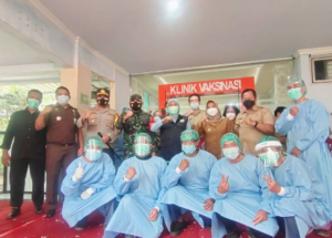 Cakupan Vaksinasi Kota Mojokerto Peringkat Pertama di Jatim