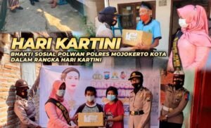 Peringati Hari Kartini, Polwan Polresta Mojokerto Gelar Bhakti Sosial