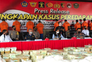 Polda Jatim Ambil Bagian Dalam Pengungkapan 2,5 Ton Sabu