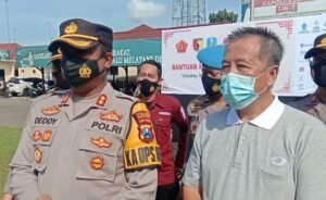 Polresta Mojokerto dan Kodim 0815 Bakal Distribusikan 13 Ton Beras Bansos dari Umat Budha