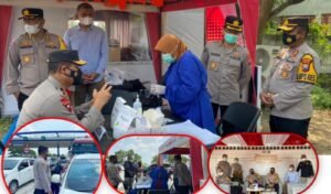 Wakapolda Jatim Tinjau Pos Cek Point Exit Tol Penompo