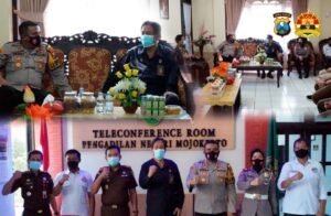 Kapolresta Mojokerto Silaturahmi ke Ketua Pengadilan Mojokerto
