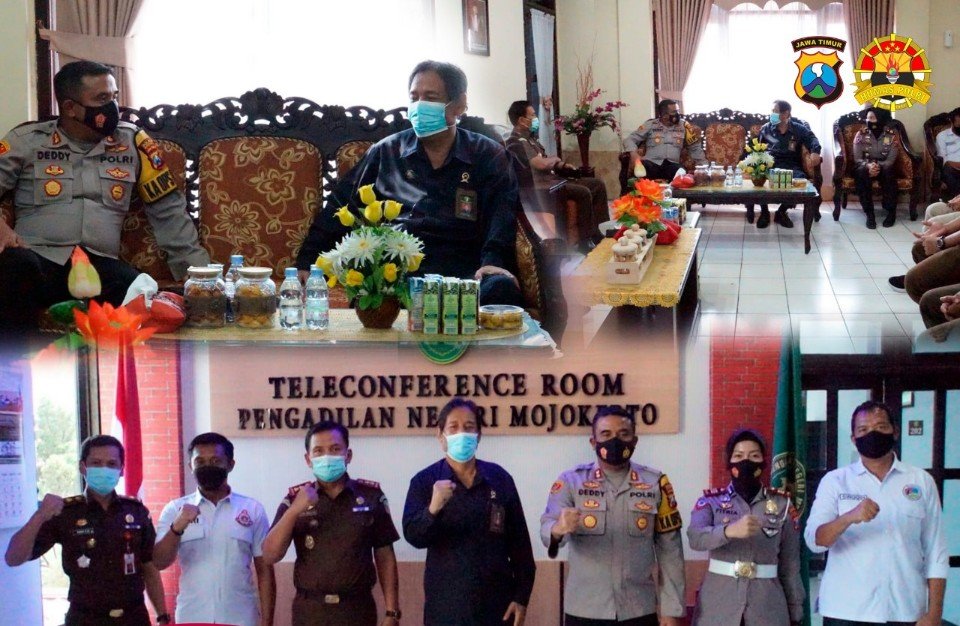 Kapolresta Mojokerto Silaturahmi ke Ketua Pengadilan Mojokerto