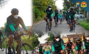 Jelang Pindah Tugas, Kapolresta Mojokerto Dapatkan Penghormatan dari Komunitas Gowes