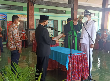 Candra Pambudi Resmi Dilantik Menjadi Kepala Desa Sumbertanggul