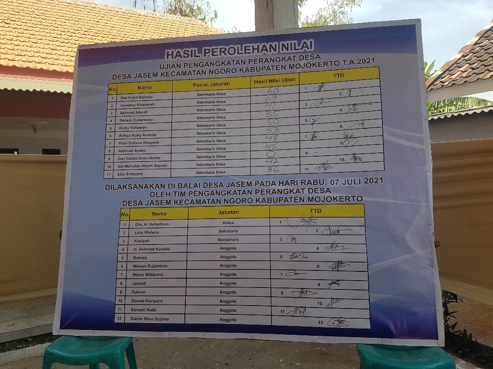 Uswatun Khasanah Terpilih Menjadi Sekretaris Desa Jasem