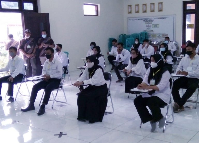 Pemdes Balongmojo Gelar Ujian Sekdes, Kaur Keuangan dan Kepala Dusun Delik