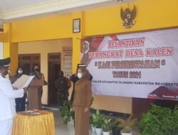 Riska Wahyuningtyas Dilantik menjadi Kasi Pemerintahan Desa Kalen