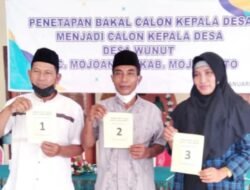 Pemdes Wunut Gelar Penetapan Calon PAW Kades Wunut