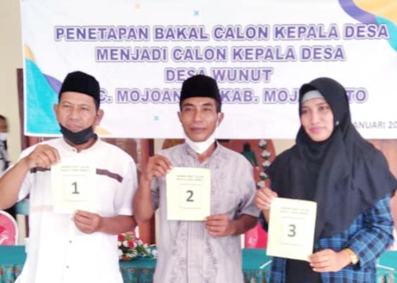 Pemdes Wunut Gelar Penetapan Calon PAW Kades Wunut