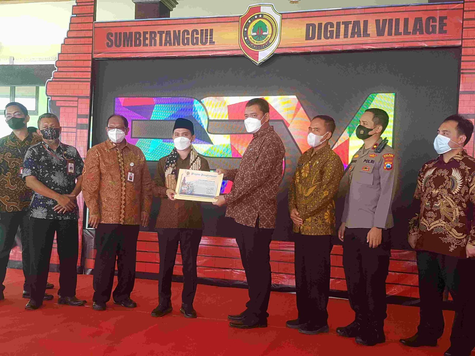 Gus Barra Launching Desa Digital Desa Sumbertanggul