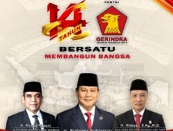 Wakil Ketua DPD Partai Gerindra Jawa Timur H. Hidayat, S.Ag., M.Si Mengucapkan Dirgahayu Ke-14 Partai Gerindra