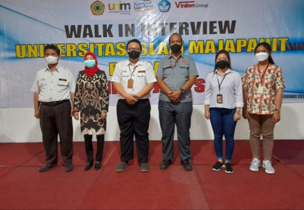 Rekruitmen SDM, PT. Vinilon Jaya Sakti Menggandeng Universitas Islam Majapahit (UNIM)