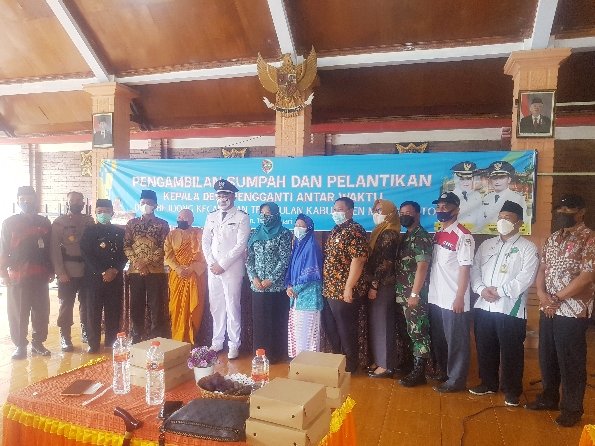 Pradana Tera Mardiatna Resmi Dilantik Menjadi Kades Bejijong